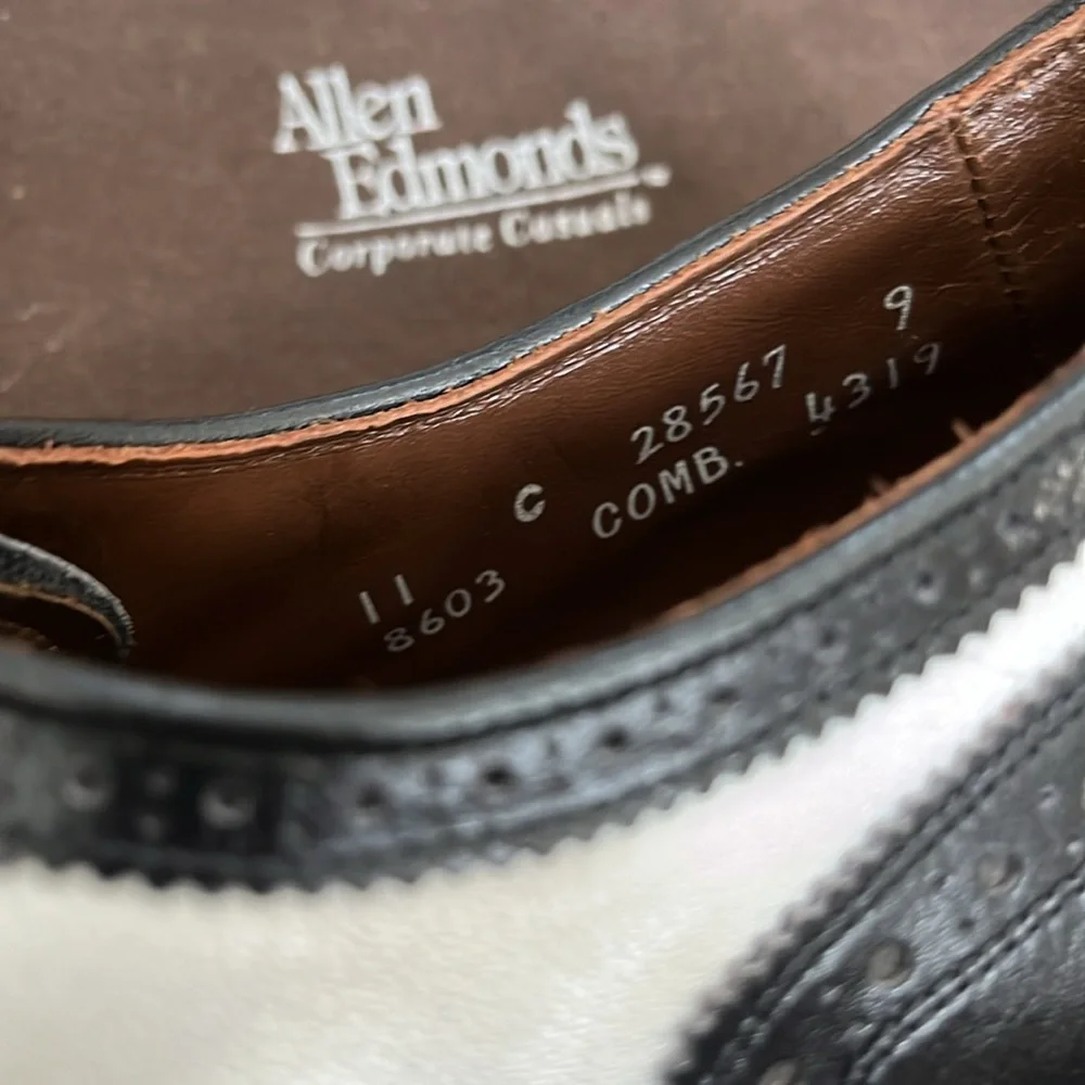 Allen Edmonds Black &
White, broad Street Spectator, Oxford - Picture 4 of 7